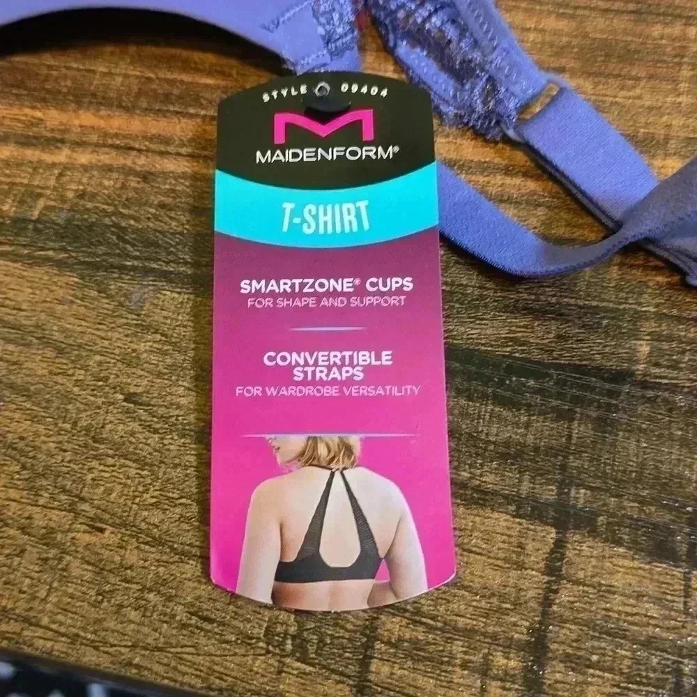 Maidenform Comfort Devotion Embellished Extra Coverage Bra- Stone Crush Blue